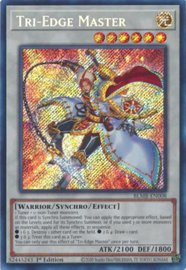 Tri-Edge Master - BLMR-EN008 - Secret Rare 1st Edition