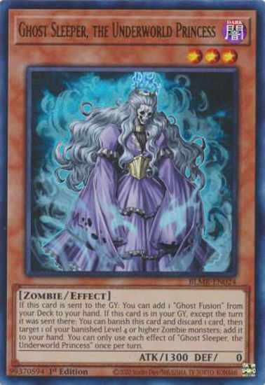 Ghost Sleeper, the Underworld Princess - BLMR-EN024 - Ultra Rare 1st Edition