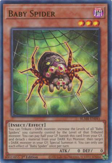 Baby Spider - BLMR-EN045 - Ultra Rare 1st Edition