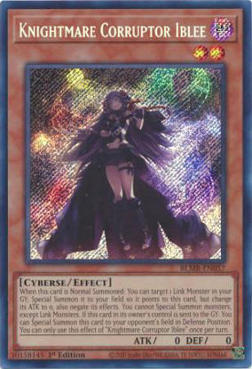 Knightmare Corruptor Iblee - BLMR-EN057 - Secret Rare 1st Edition