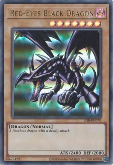 Red-Eyes Black Dragon - LOB-EN070 - Ultra Rare Unlimited