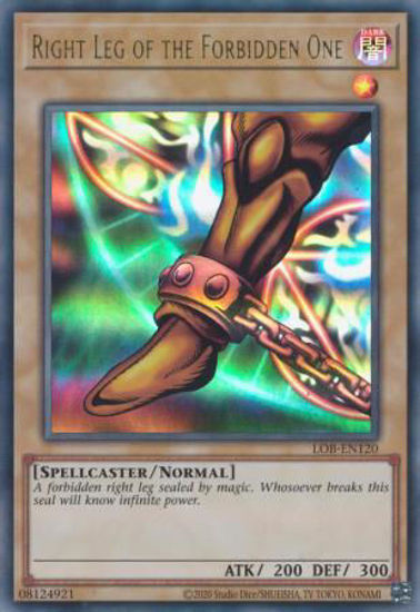 Right Leg of the Forbidden One - LOB-EN120 - Ultra Rare Unlimited