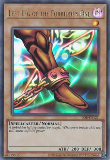 Left Leg of the Forbidden One - LOB-EN121 - Ultra Rare Unlimited