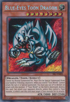 Blue-Eyes Toon Dragon - SRL-EN000 - Secret Rare Unlimited