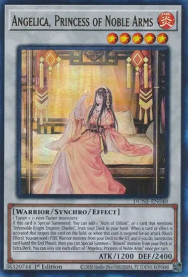 Angelica, Princess of Noble Arms - DUNE-EN040 - Ultra Rare 1st Edition