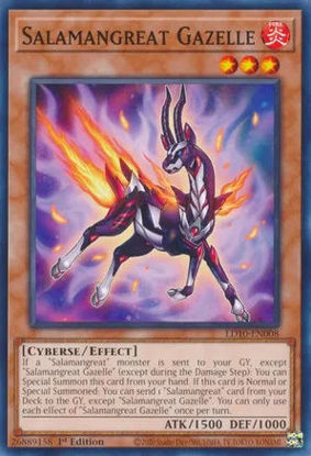 Salamangreat Gazelle - LD10-EN008 - Common 1st Edition