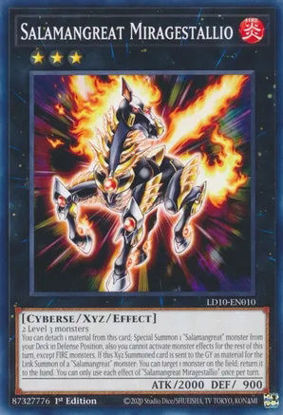 Salamangreat Miragestallio - LD10-EN010 - Common 1st Edition