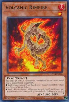 Volcanic Rimfire - LD10-EN020 - Rare 1st Edition