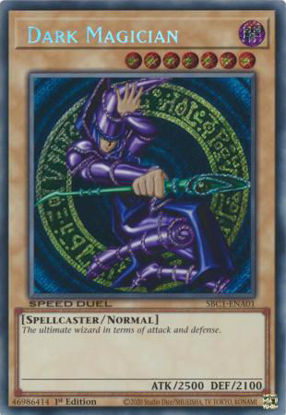 Dark Magician - SBC1-ENA01 - Secret Rare 1st Edition