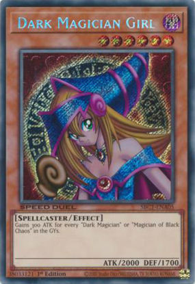 Dark Magician Girl - SBC1-ENA05 - Secret Rare 1st Edition