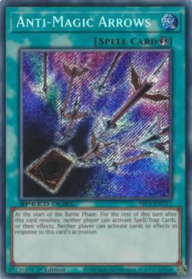 Anti-Magic Arrows - SBC1-ENG11 - Secret Rare 1st Edition