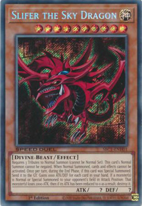 Slifer the Sky Dragon - SBC1-ENH01 - Secret Rare 1st Edition