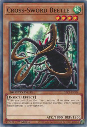 Cross-Sword Beetle - SBC1-ENI04 - Common 1st Edition