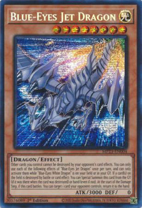 Blue-Eyes Jet Dragon - MP23-EN004 - Prismatic Secret Rare 1st Edition