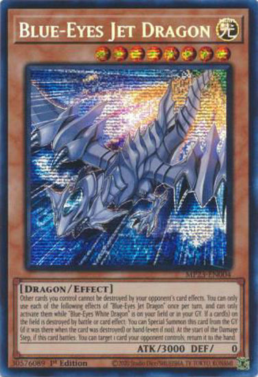 Blue-Eyes Jet Dragon - MP23-EN004 - Prismatic Secret Rare 1st Edition