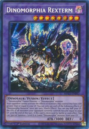 Dinomorphia Rexterm - MP23-EN082 - Prismatic Secret Rare 1st Edition