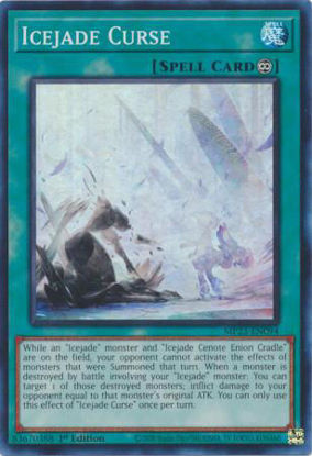 Icejade Curse - MP23-EN094 - Super Rare 1st Edition