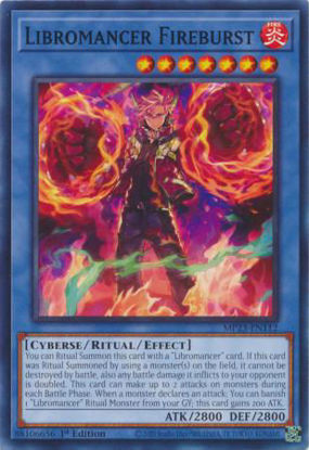 Libromancer Fireburst - MP23-EN112 - Common 1st Edition