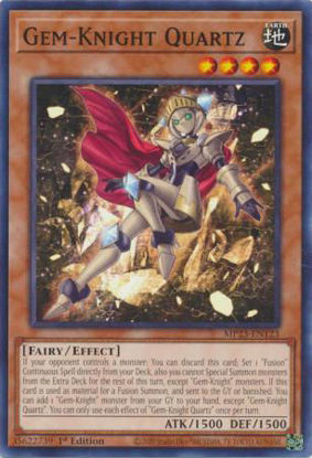 Gem-Knight Quartz - MP23-EN123 - Common 1st Edition