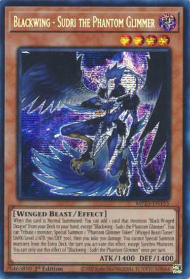 Blackwing - Sudri the Phantom Glimmer - MP23-EN155 - Prismatic Secret Rare 1st Edition