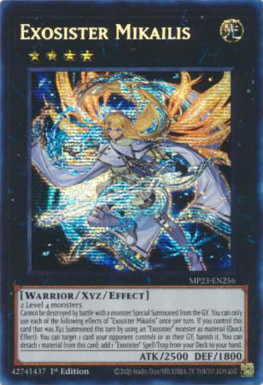 Exosister Mikailis - MP23-EN256 - Prismatic Secret Rare 1st Edition