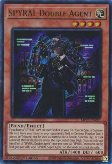 SPYRAL Double Agent - MP23-EN283 - Ultra Rare 1st Edition