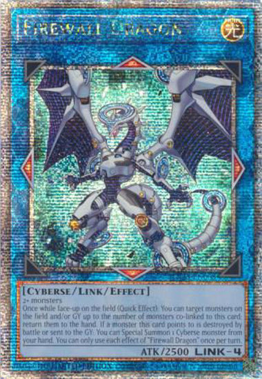 Firewall Dragon - TN23-EN008 - Quarter Century Secret Rare 1st Edition