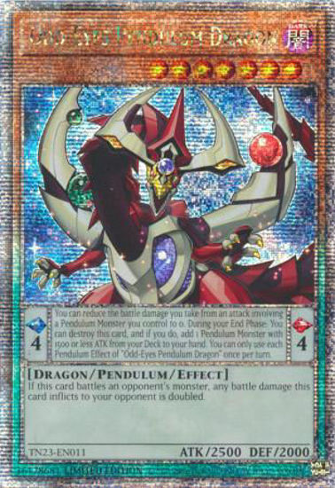 Odd-Eyes Pendulum Dragon - TN23-EN011 - Quarter Century Secret Rare 1st Edition