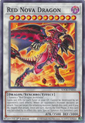 Red Nova Dragon - SDCK-EN046 - Common 1st Edition