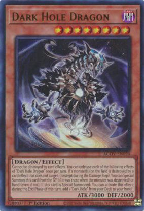 Dark Hole Dragon - AGOV-EN020 - Ultra Rare 1st Edition