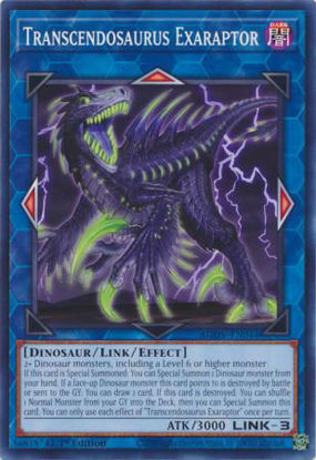 Transcendosaurus Exaraptor - AGOV-EN044 - Common 1st Edition