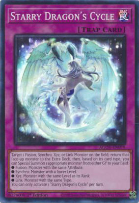 Starry Dragon's Cycle - AGOV-EN079 - Super Rare 1st Edition