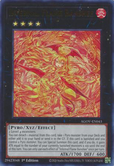 Infernal Flame Banshee - AGOV-EN043 - Ultra Rare 1st Edition