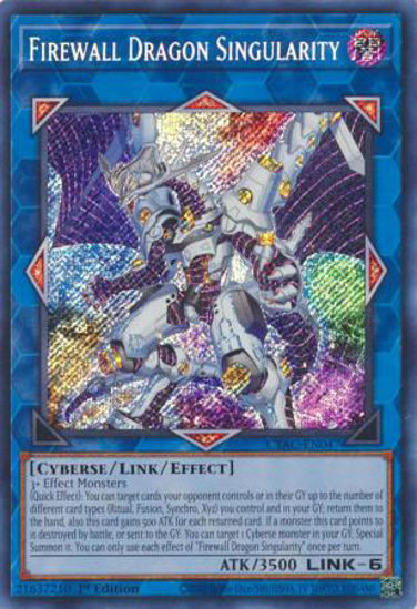 Firewall Dragon Singularity - CYAC-EN047 - Starlight Rare 1st Edition