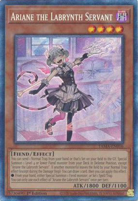 Ariane the Labrynth Servant - TAMA-EN016 - Ultra Rare 1st Edition