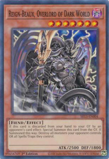 Reign-Beaux, Overlord of Dark World - SR13-EN004 - Common 1st Edition