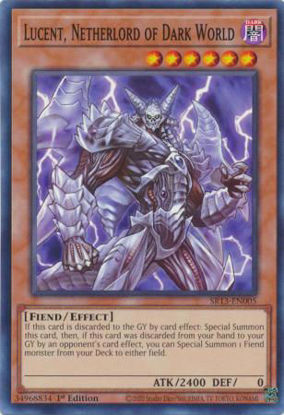 Lucent, Netherlord of Dark World - SR13-EN005 - Common 1st Edition