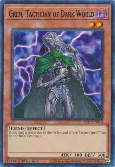 Gren, Tactician of Dark World - SR13-EN014 - Common 1st Edition