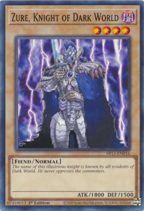 Zure, Knight of Dark World - SR13-EN016 - Common 1st Edition