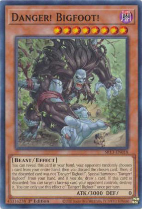 Danger! Bigfoot! - SR13-EN018 - Common 1st Edition