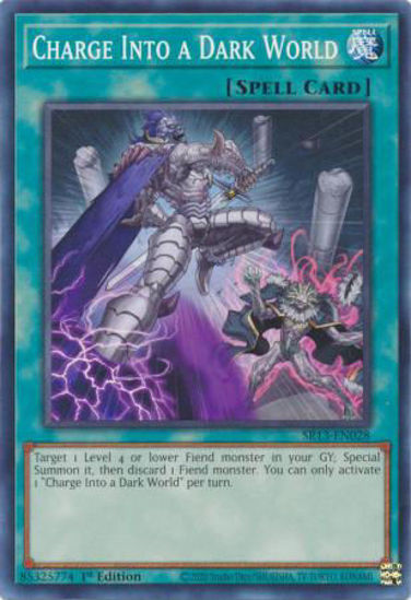 Charge Into a Dark World - SR13-EN028 - Common 1st Edition