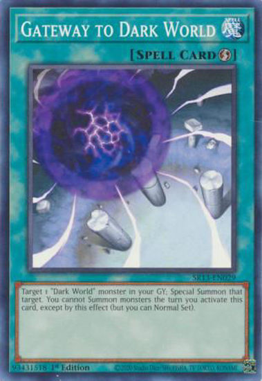 Gateway to Dark World - SR13-EN029 - Common 1st Edition