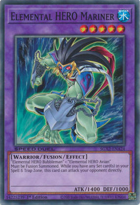 Elemental HERO Mariner - SGX2-ENA24 - Common 1st Edition