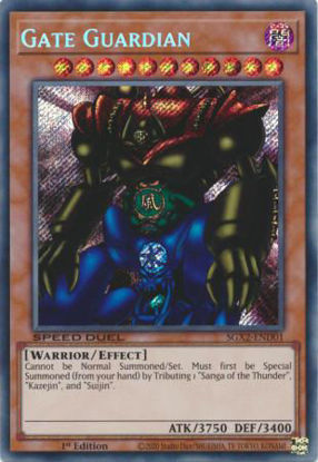 Gate Guardian - SGX2-END01 - Secret Rare 1st Edition