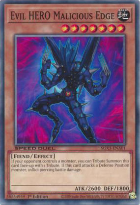 Evil HERO Malicious Edge - SGX3-ENA01 - Common 1st Edition