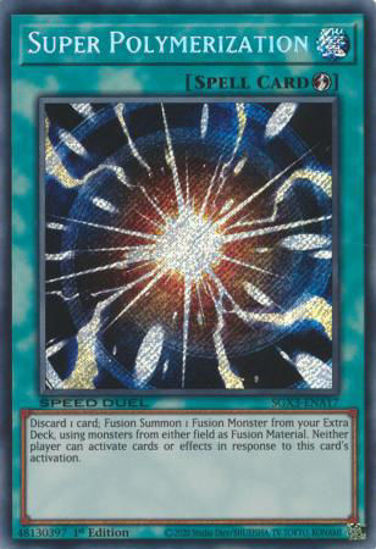 Super Polymerization - SGX3-ENA17 - Secret Rare 1st Edition