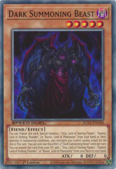 Dark Summoning Beast - SGX3-ENG04 - Common 1st Edition