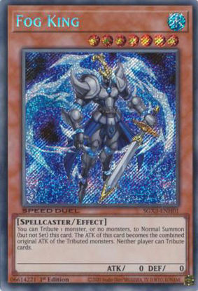 Fog King - SGX3-ENH01 - Secret Rare 1st Edition