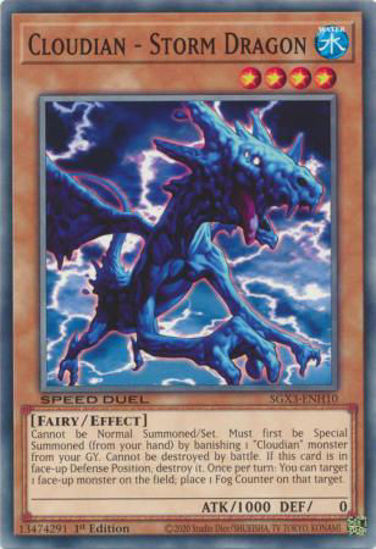 Cloudian - Storm Dragon - SGX3-ENH10 - Common 1st Edition