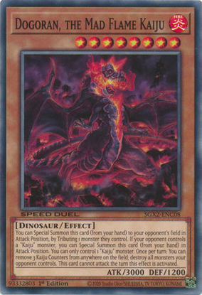 Dogoran, the Mad Flame Kaiju - SGX2-ENC08 - Common 1st Edition